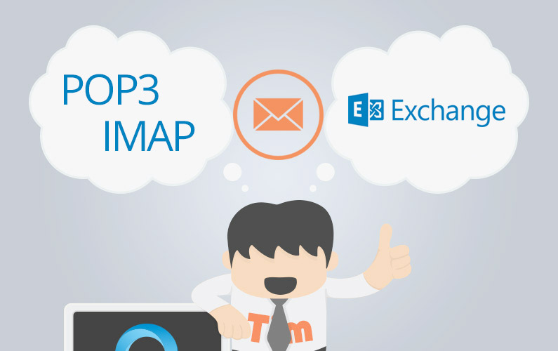 Diferencias entre protocolos de correo POP3, IMAP y Exchange en la gestión de emails.