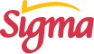 Logotipo de Sigma, marca reconocida en productos de calidad alimentaria.