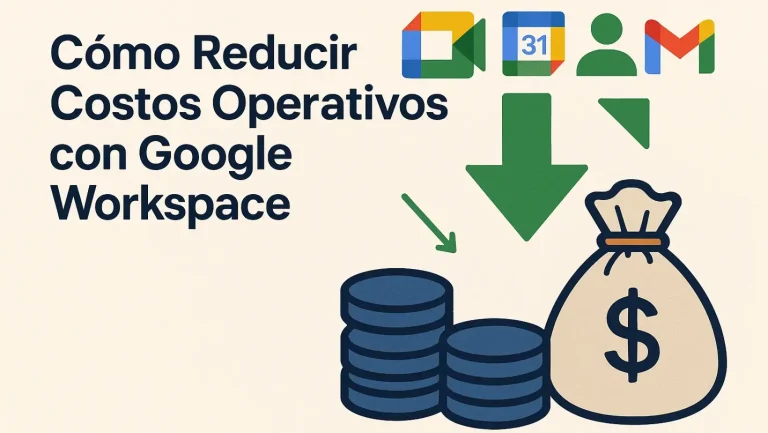 Menos costos operativos con Google Workspace